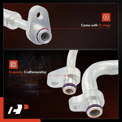 A/C suction and liquid line hose for Mercedes-Benz GL350 GL450 (2007–2019)