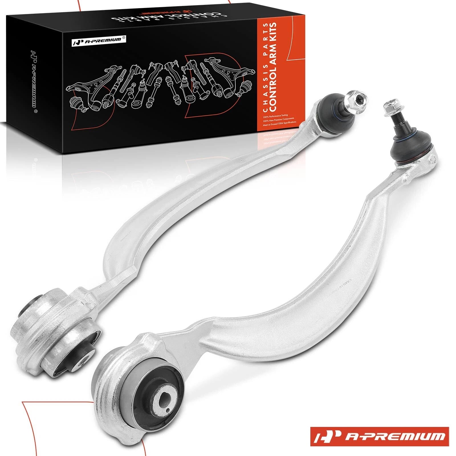 2X Front Lower Control Arm Ball Joint for Mercedes-Benz S350 (2006–2006)