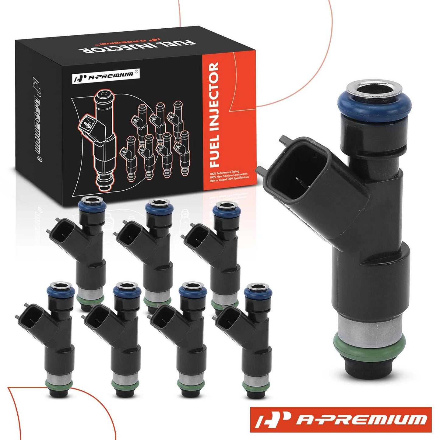 8x Fuel Injectors for Chevy Express 1500, Tahoe, GMC Savana 1500, Yukon (2003–2020)
