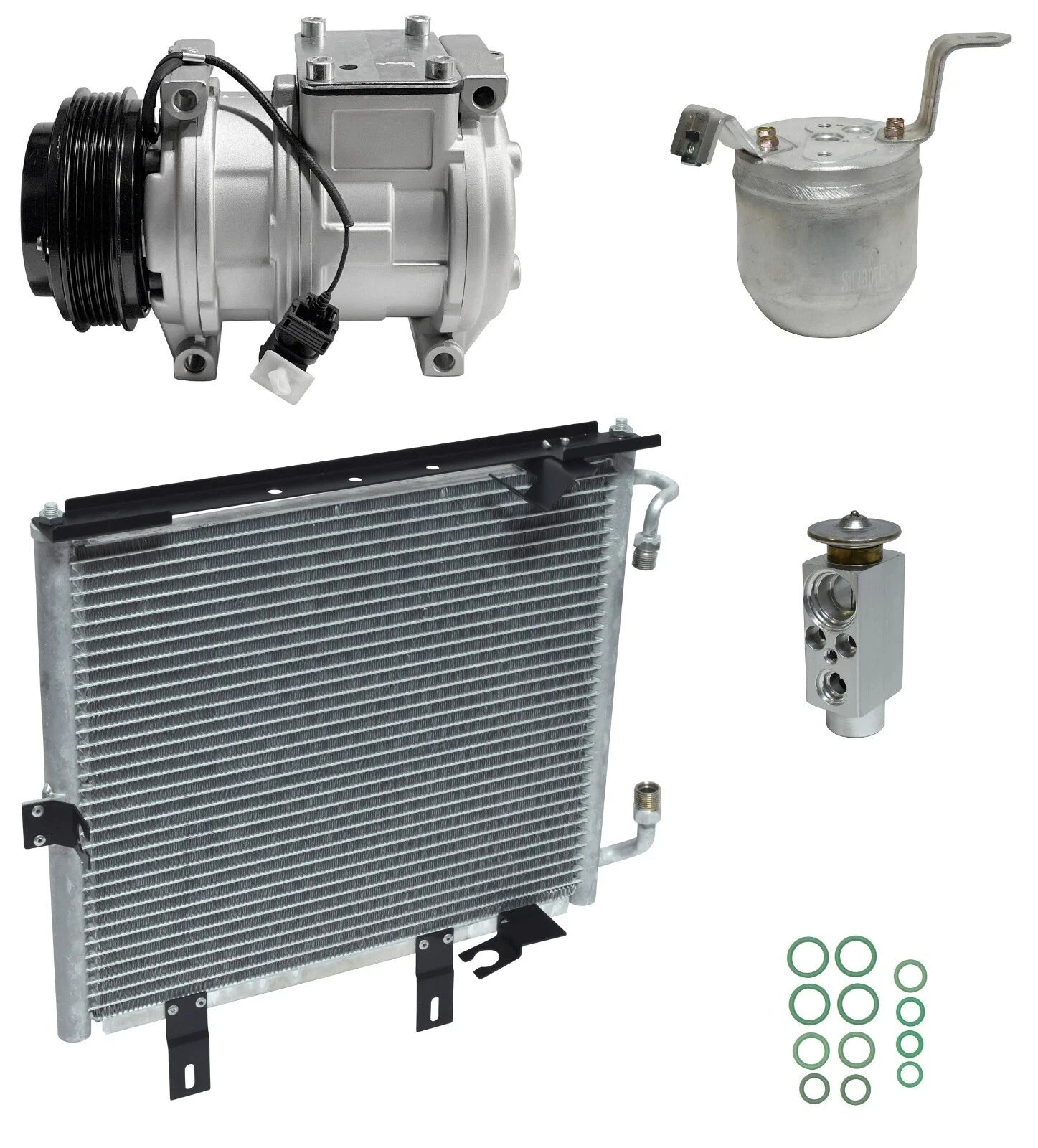 AC Compressor Kit With Condenser for BMW 325i 2.5L (1993–1998)