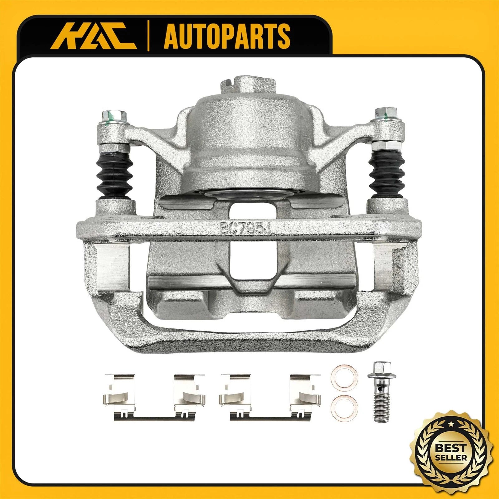 Disc Brake Caliper with Bracket for Honda Accord (2013–2017) Front Left