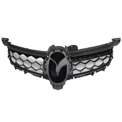 Front Upper Grille Replacement Black Plastic for Mazda CX7 (2010–2012)