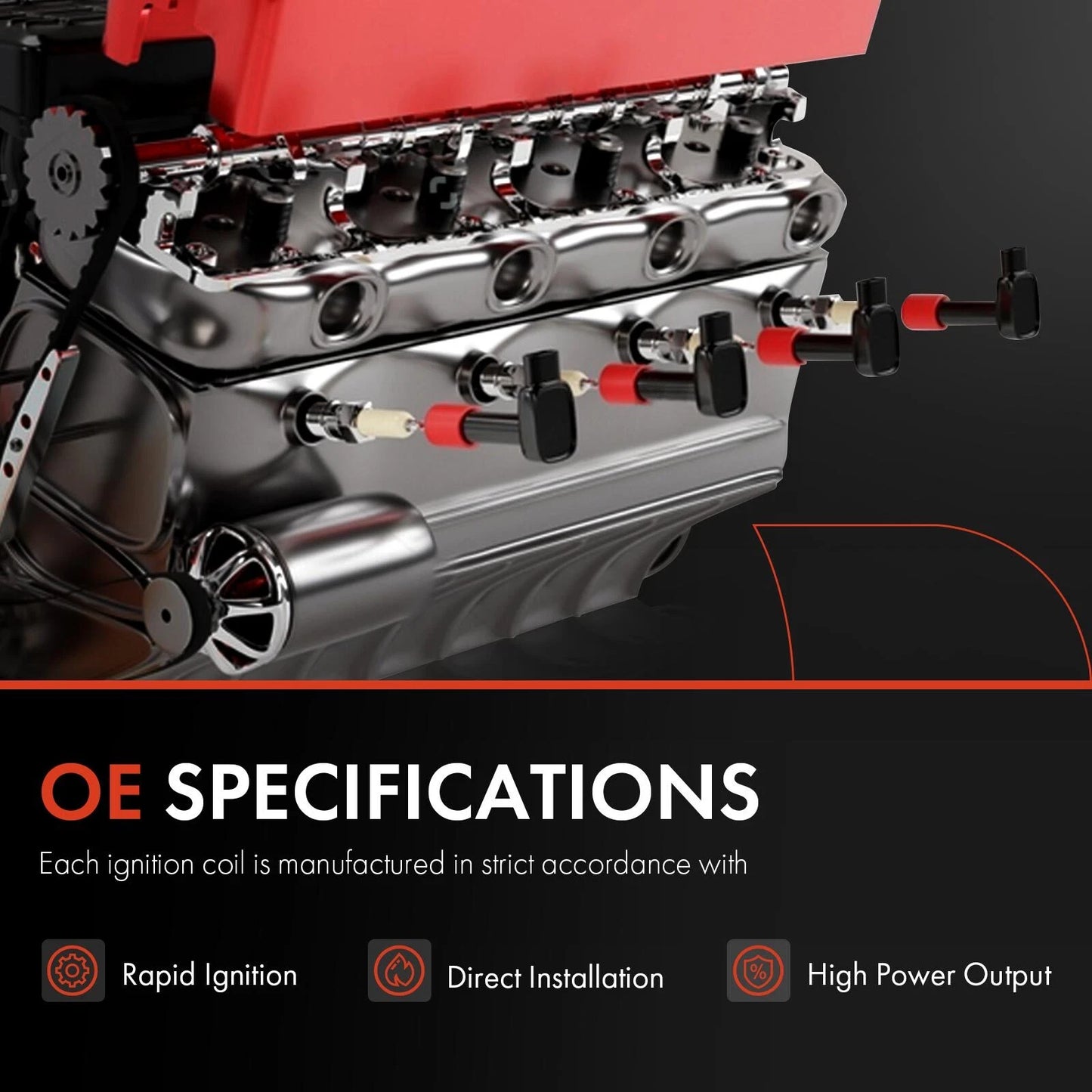8x Ignition Coil Pack for Chevrolet Silverado 1500 (2007–2013)