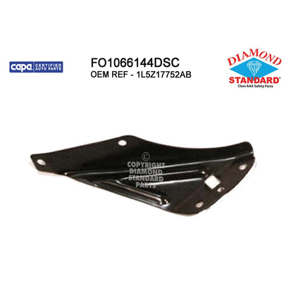 Front Driver Side Outer Bumper Mounting Bracket Replacement for Toyota Hilux (2005–2015)