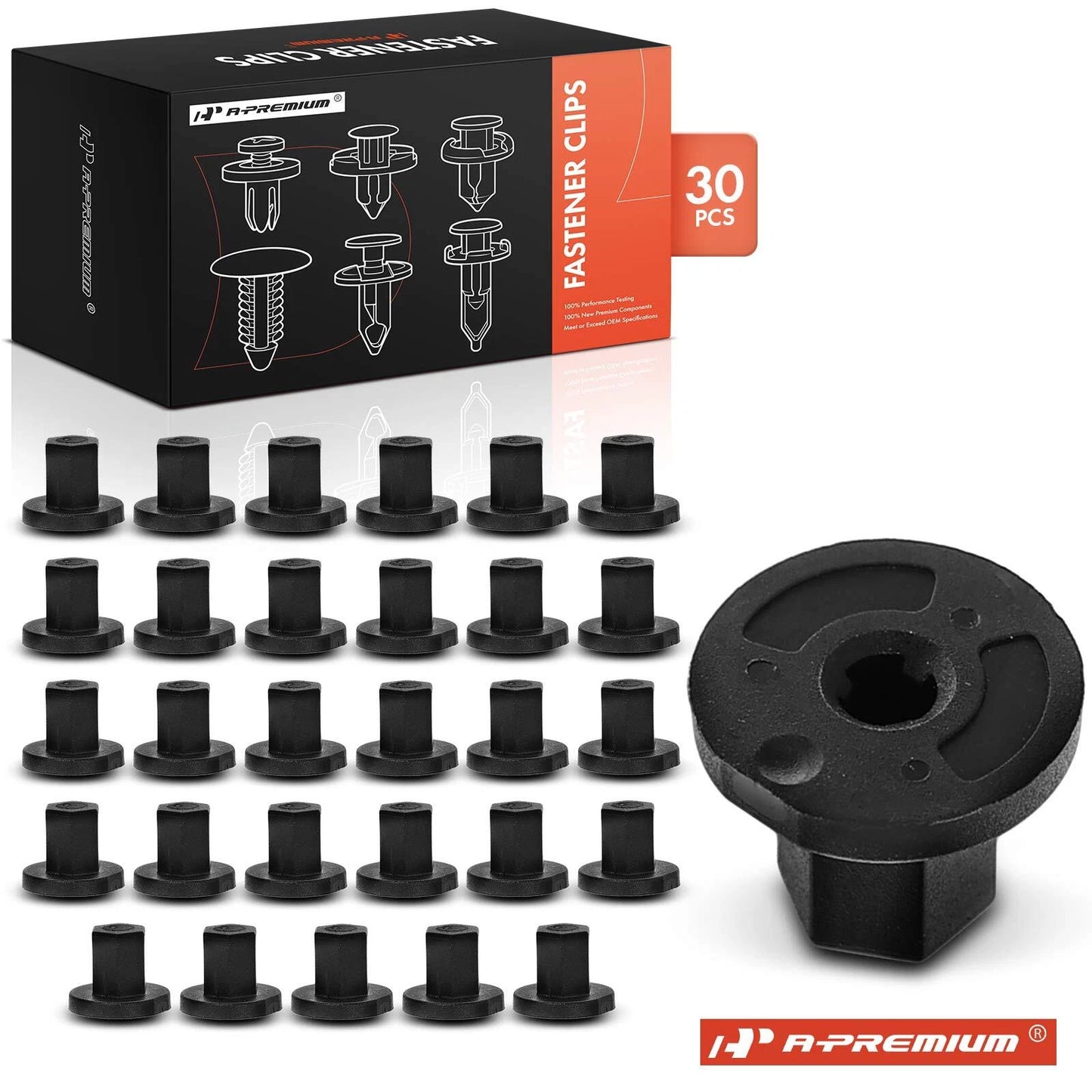 30Pcs Wheelhouse Liner Nut Retainer Clips for Chevy GMC