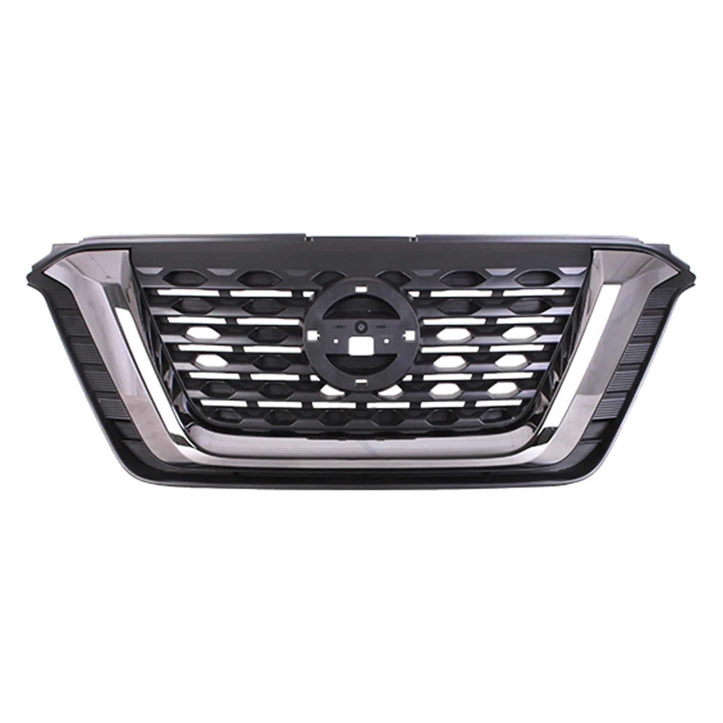 Replacement Black/Smoked Chrome/Matte ABS Plastic Front Grille