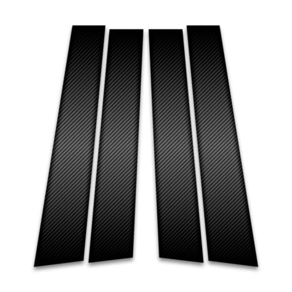 4pc Carbon Fiber Pillar Post Covers for 2016-2019 Chevrolet Bolt EV