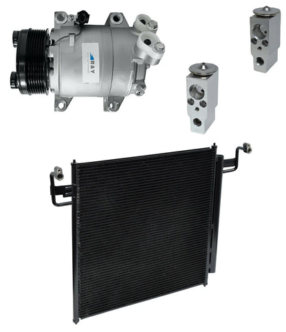 AC Compressor Kit With Condenser Replacement for Infiniti QX56 (2008–2010)
