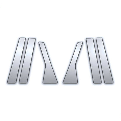 6Pc Chrome Pillar Post Covers Replacement for Acura RDX (2007–2012)
