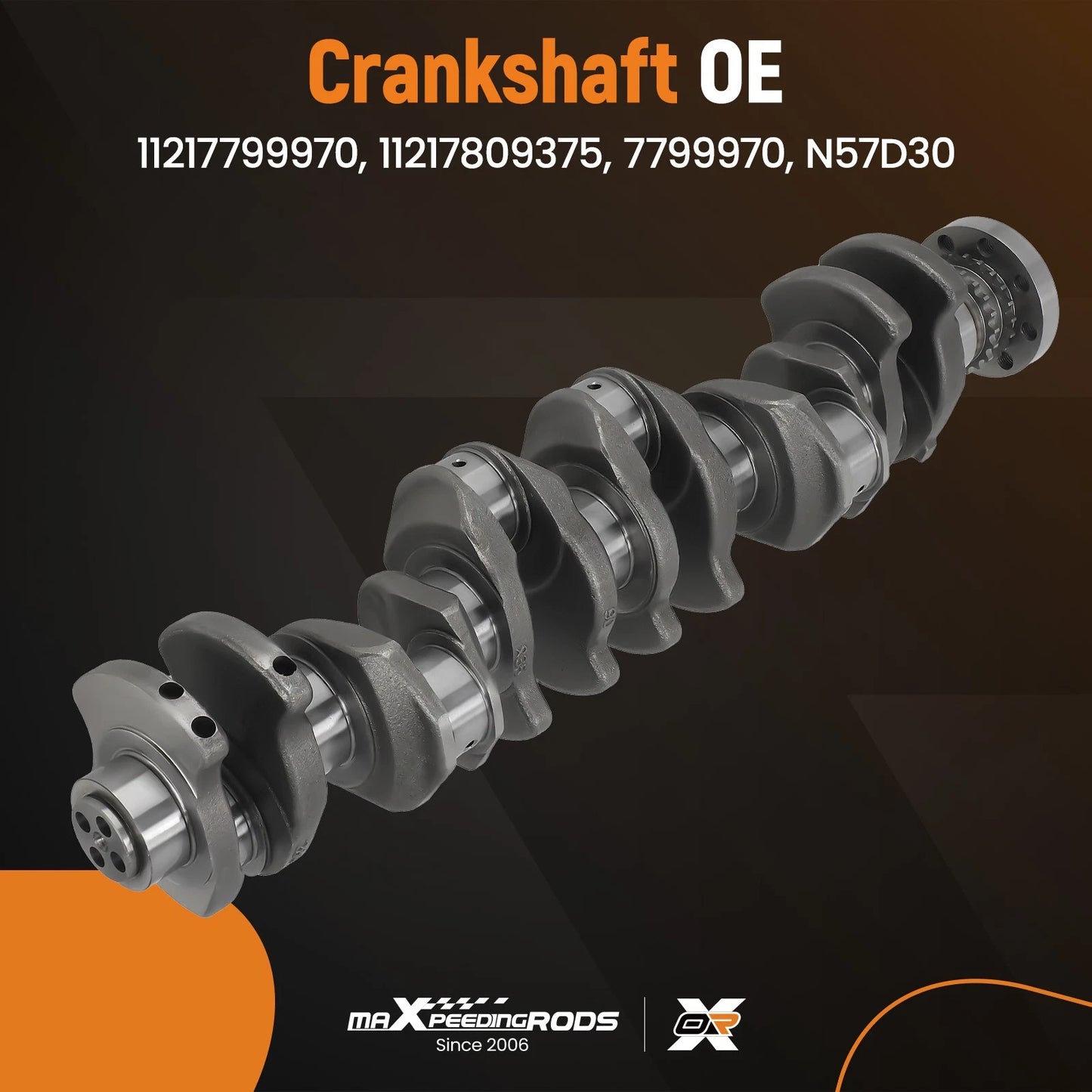Crankshaft for BMW N57 3.0L Diesel Engine (2009–2019)