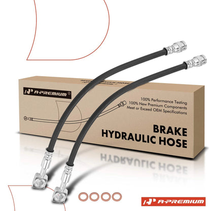 2X Rear Outer Brake Hydraulic Hose for Chevrolet Sonic (2013–2016)