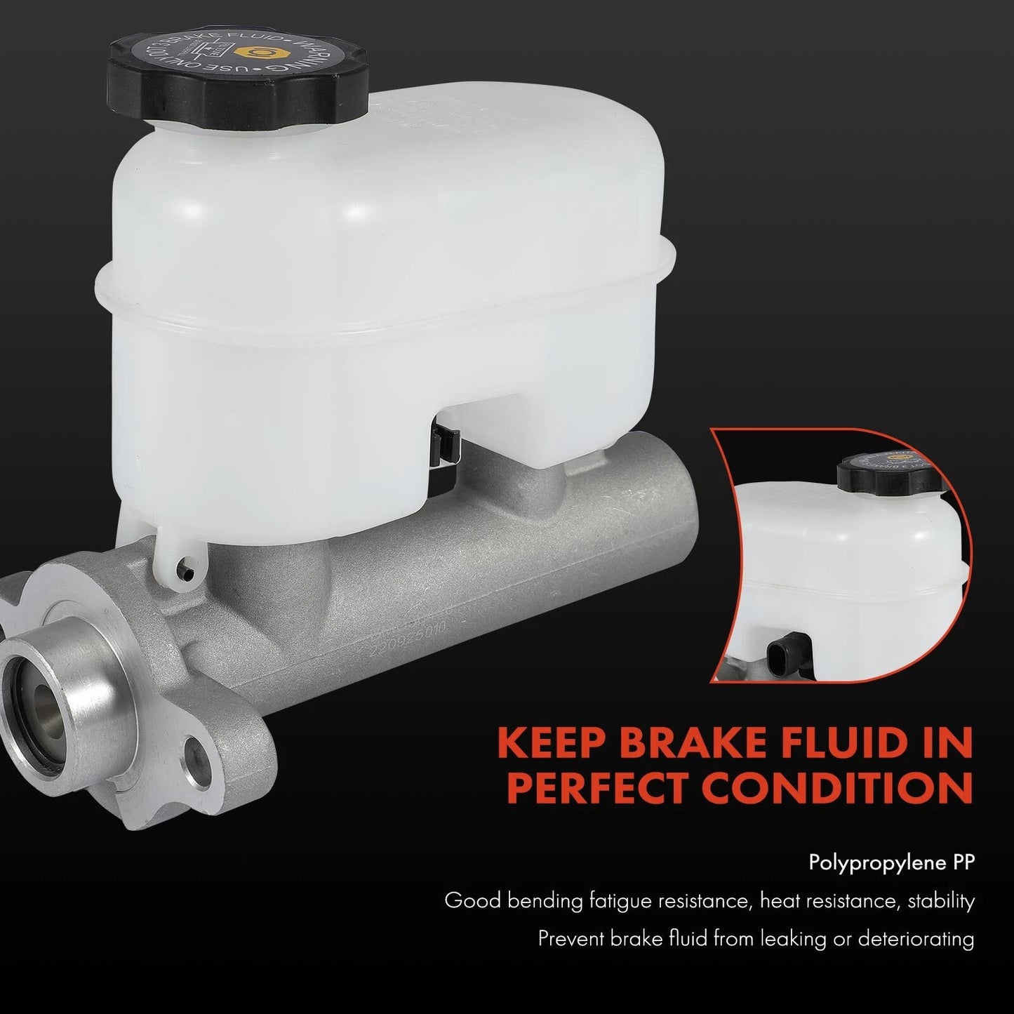 Brake Master Cylinder with Reservoir for Chevy Trailblazer GMC Envoy (2002–2009)