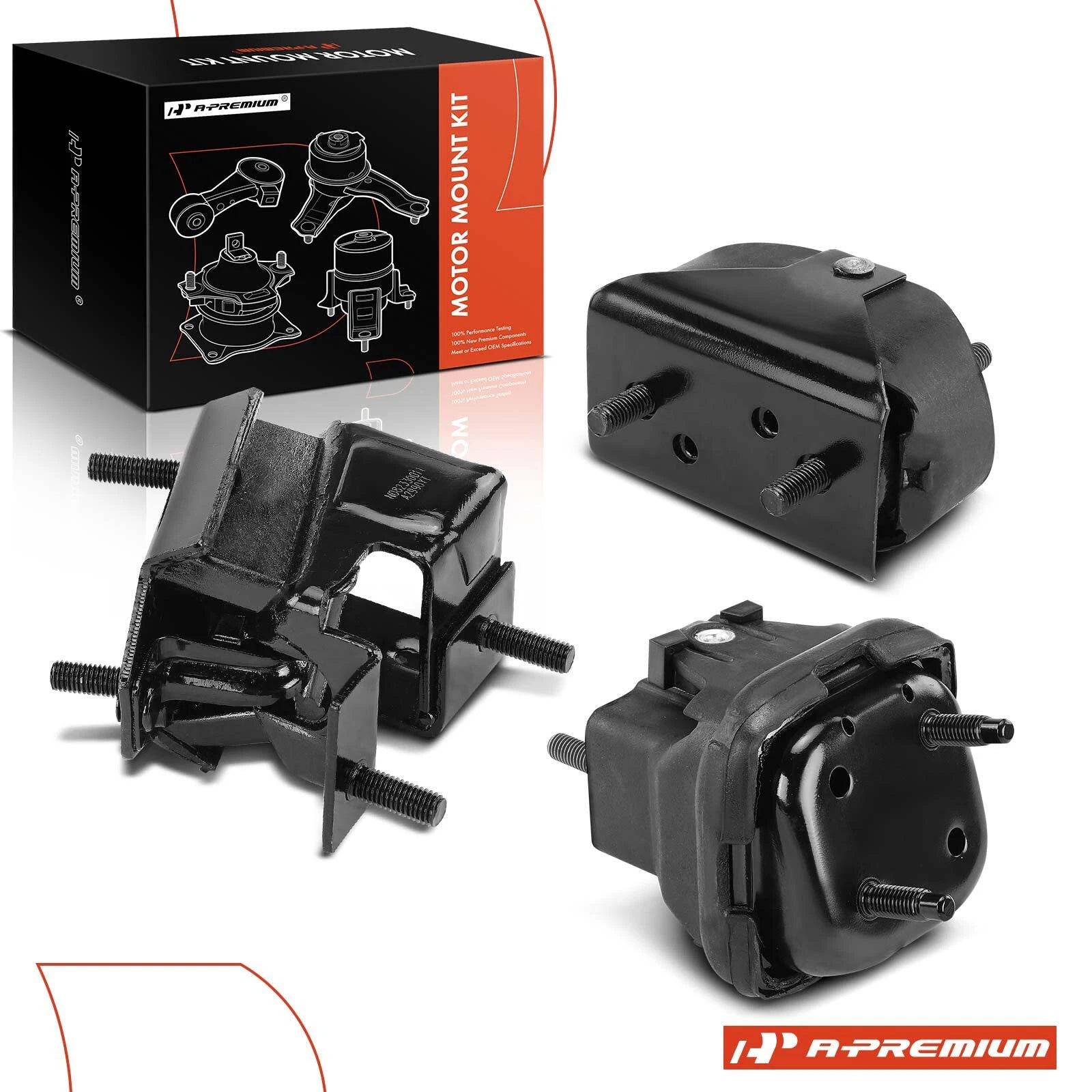 3X Engine Motor & Transmission Mount for Chevy Impala (2006–2009)