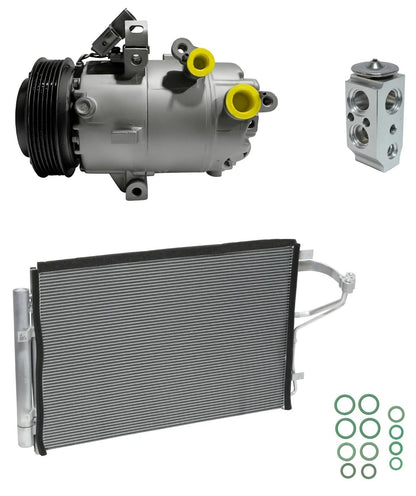 A/C Compressor Kit With Condenser for Hyundai Elantra GT 2.0L (2014)