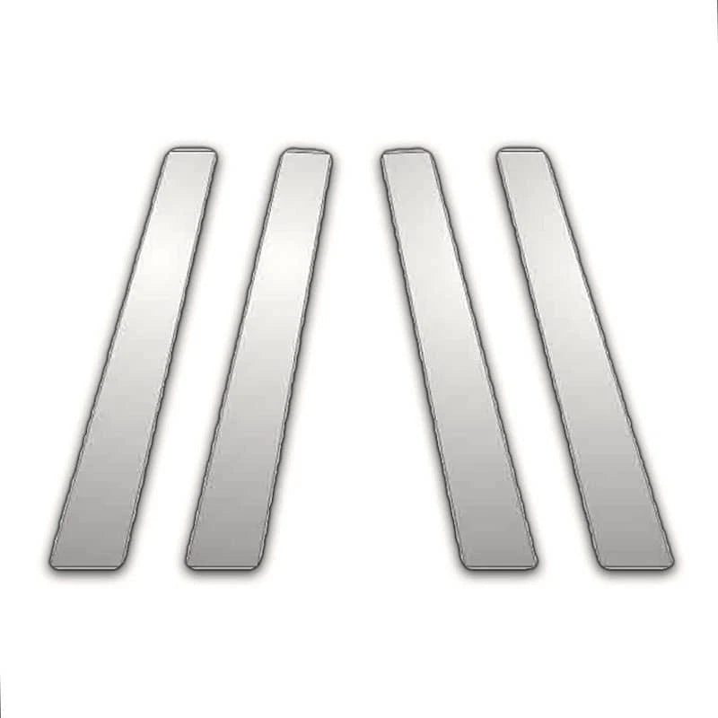 4Pc Chrome Pillar Post Covers Replacement for Kia Rio (2005–2011)