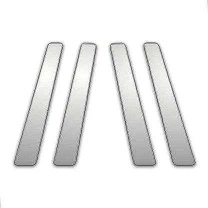 4Pc Chrome Pillar Post Covers Replacement for Kia Rio (2005–2011)