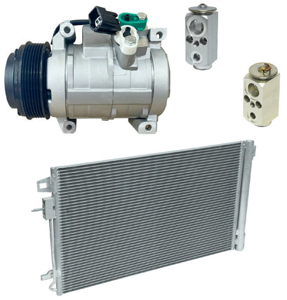 A/C Compressor Kit w Condenser for Chevrolet Traverse 3.6L (2010–2012)