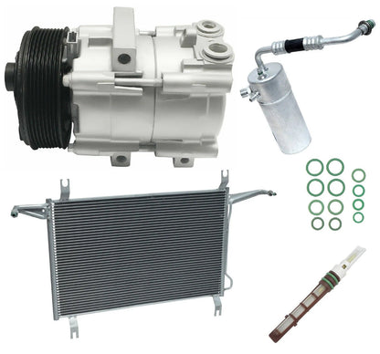 AC Compressor Kit With Condenser for Ford F-250 4.6L (1997–1997)