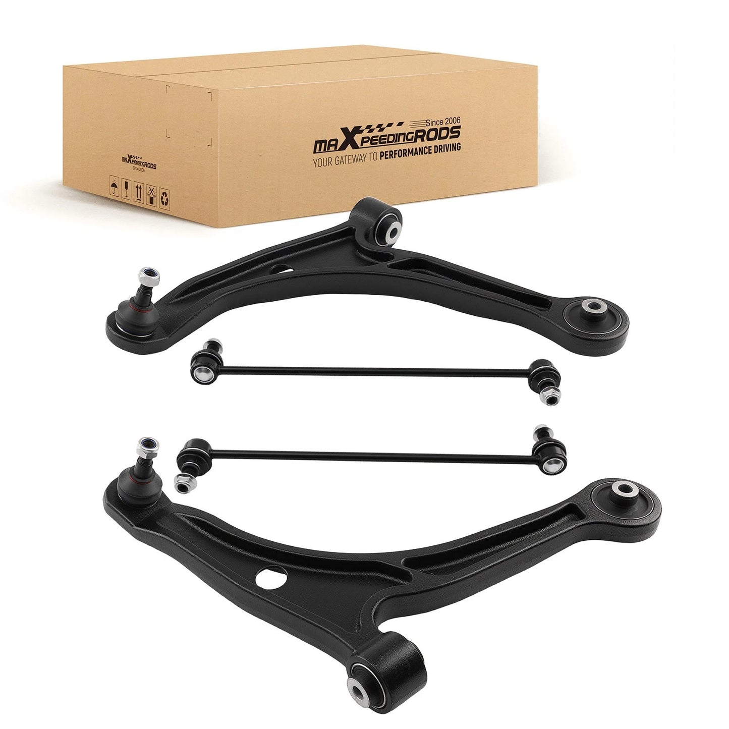 Front Lower Control Arms Sway Bar Links for 2006–2014 Honda Ridgeline