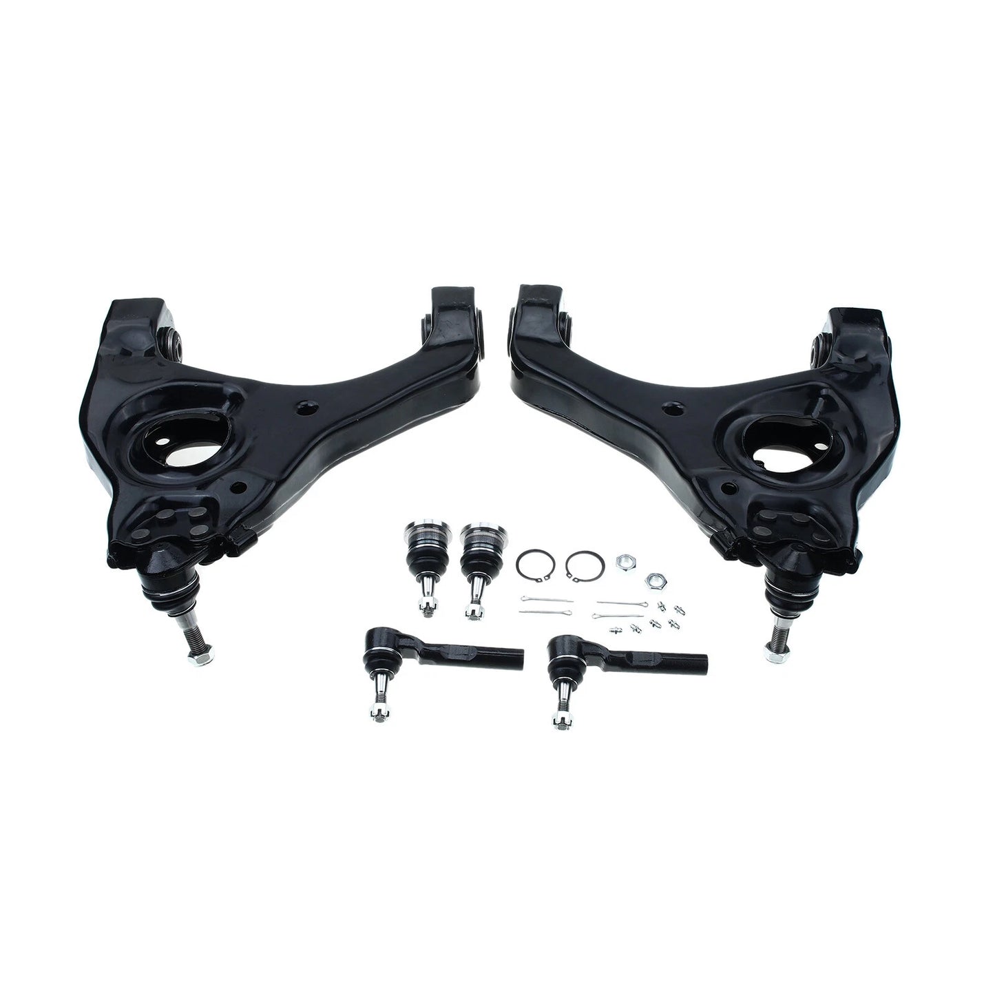 6x Front Control Arm Ball Joint Tie Rod for Chevrolet Silverado 1500 (2007–2018)