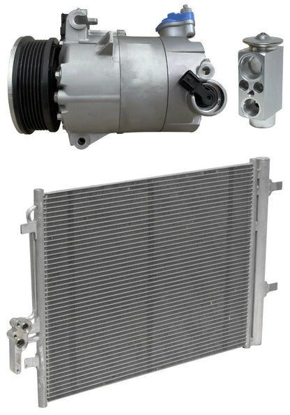 A C Compressor Kit w Condenser for Land Rover Discovery Sport 2.0L (2015–2019)