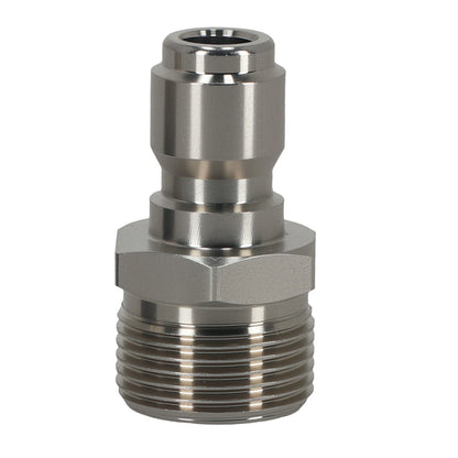 Brass 3/8" to M22 14mm Quick-Connect Pressure Washer Adapter (5000 PSI, 2-Pack)