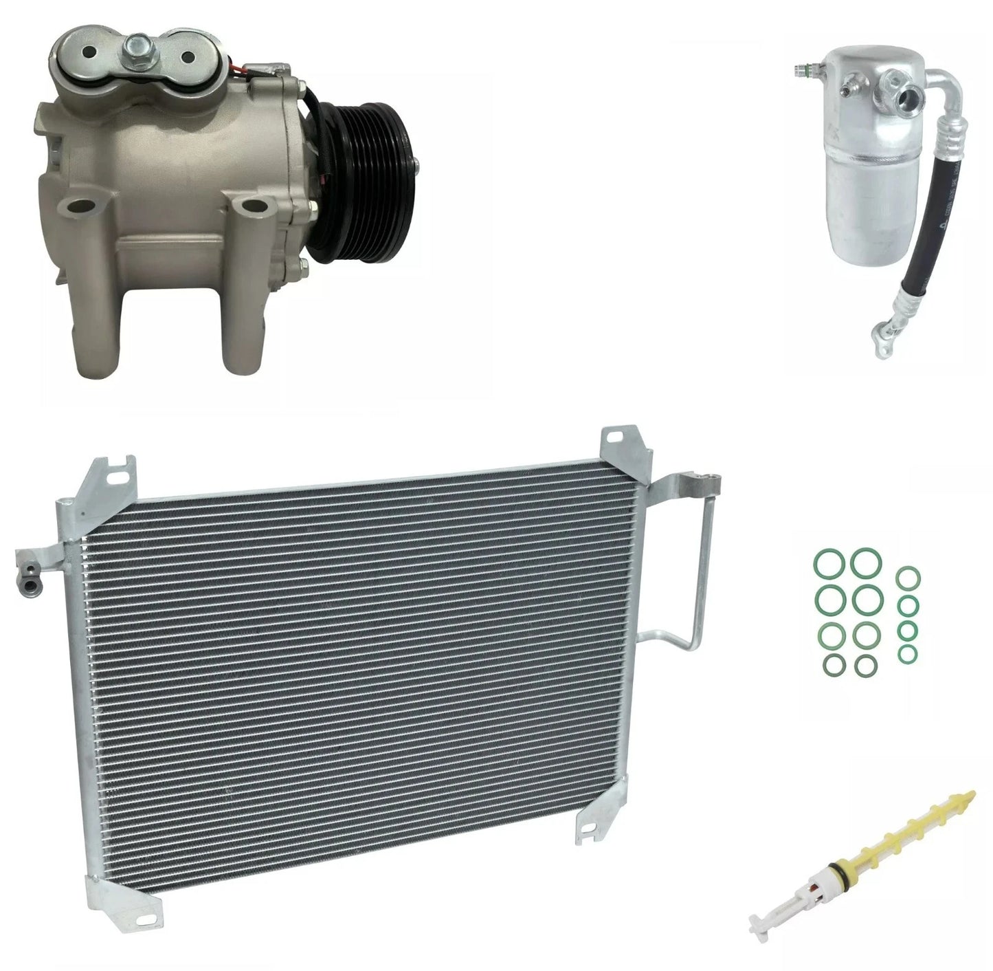 AC Compressor Kit With Condenser for Chevy Trailblazer 2003–2006