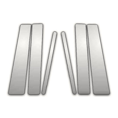 Chrome Pillar Post Covers 6 Pc for Nissan Maxima (2000–2003)