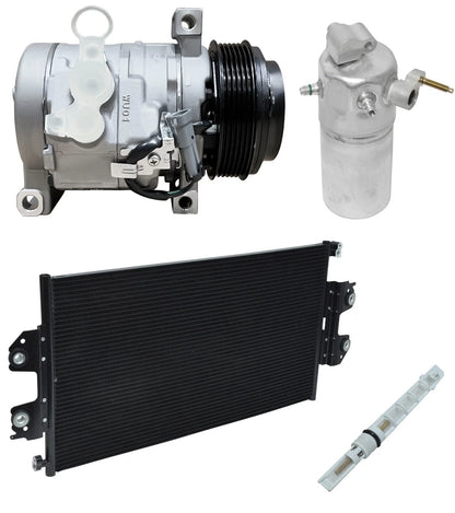 AC Compressor Kit With Condenser for GMC Savana 4500 6.6L (2016–2016)