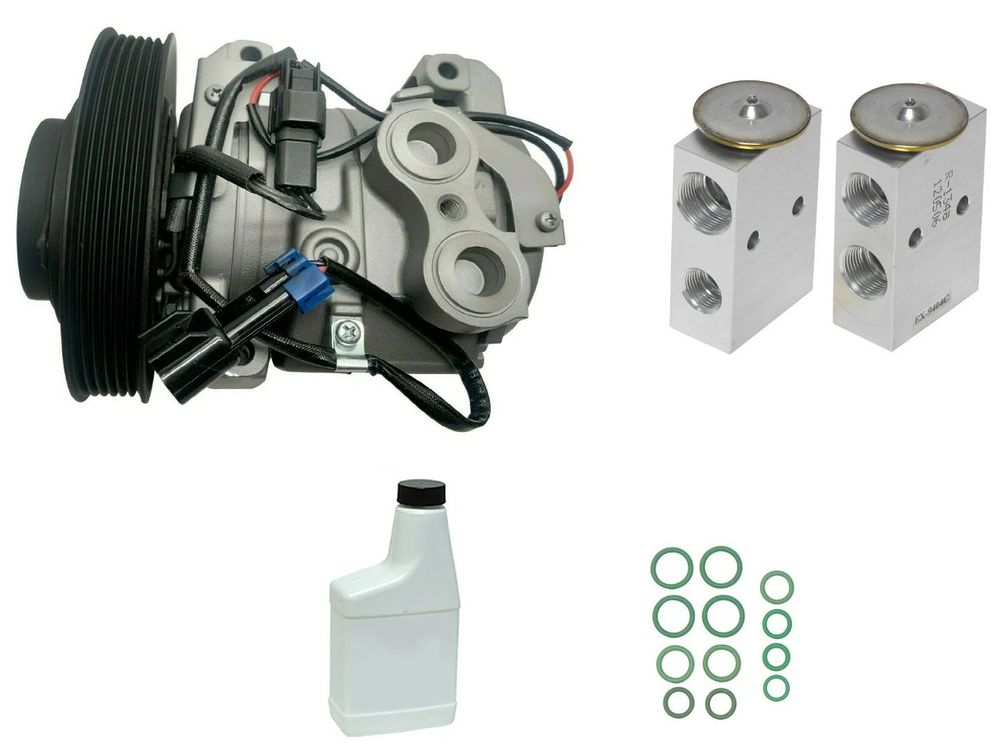 A C Compressor Kit 6 Groove Pulley for Western Star 3800 (2000–2001)