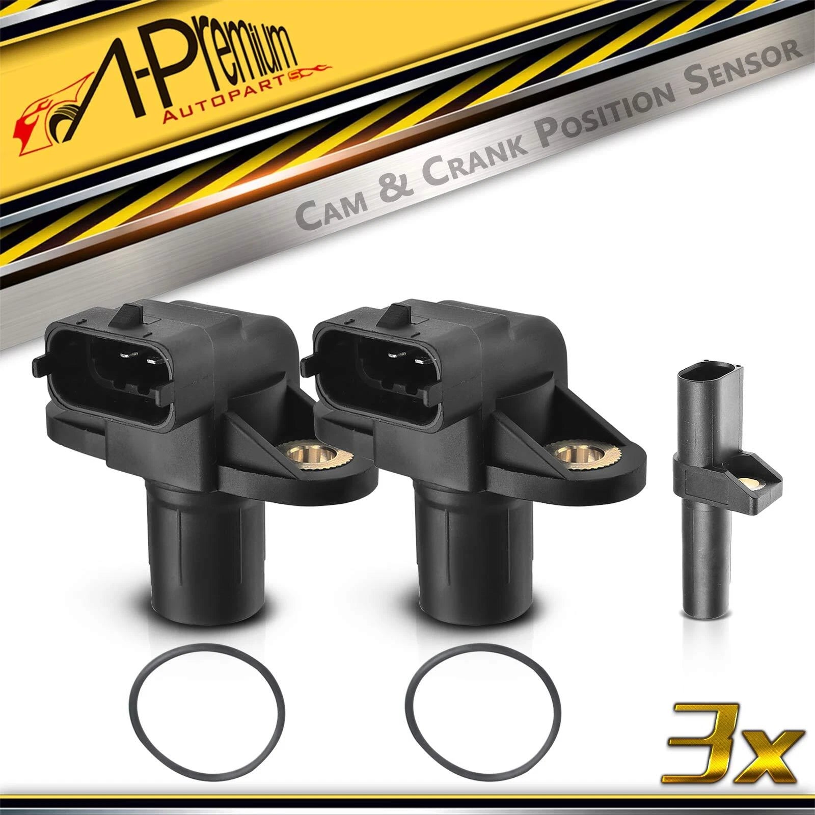 Crankshaft & 2X Camshaft Position Sensors for Mercedes-Benz W202 (1994–2000)