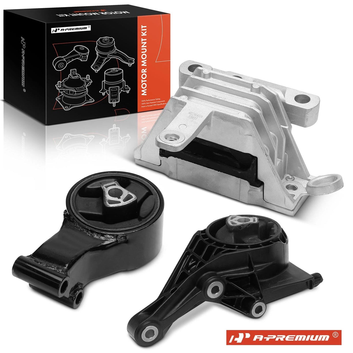 3X Engine Motor & Transmission Mount for Chevrolet Malibu (2014)
