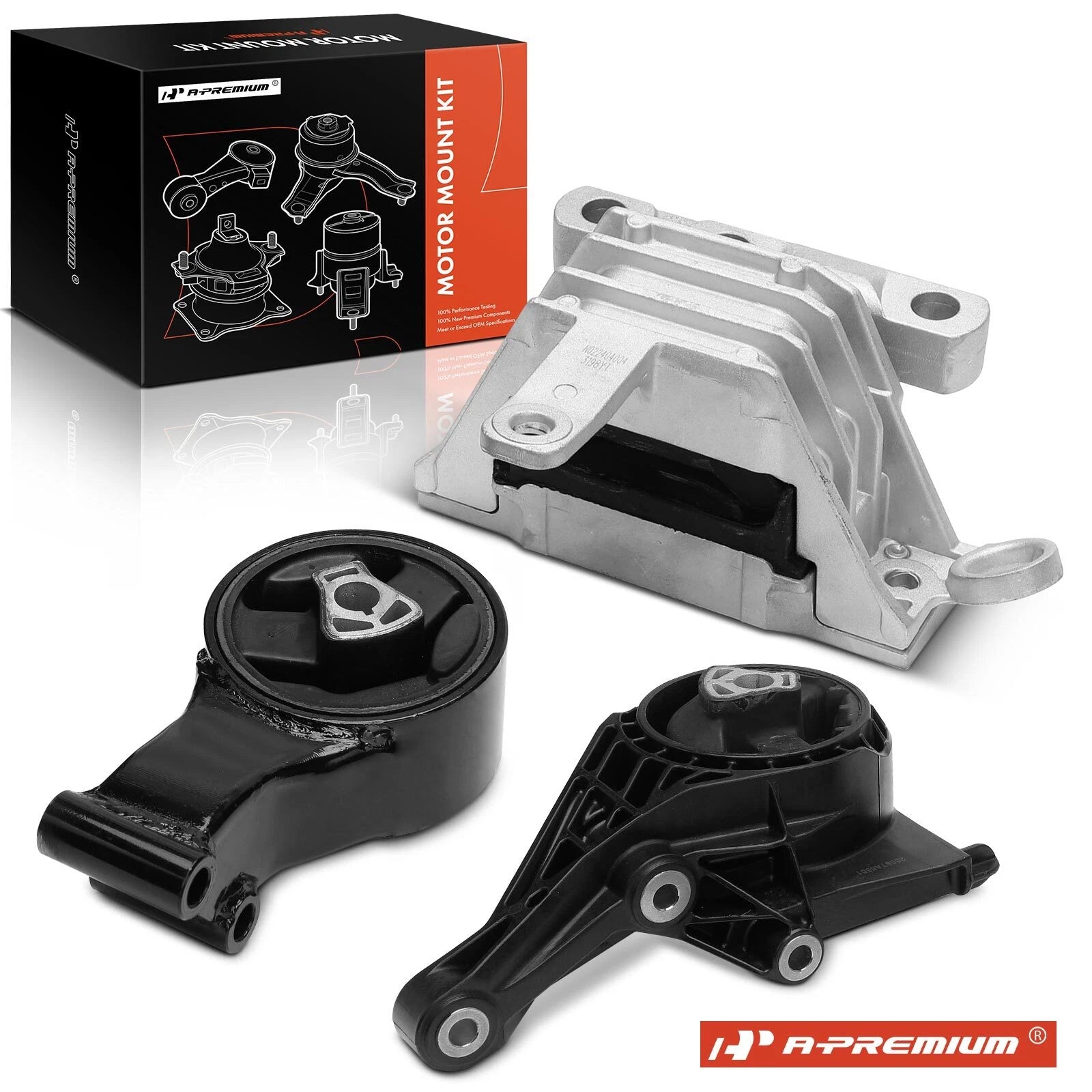 3X Engine Motor & Transmission Mount for Chevrolet Malibu (2014)