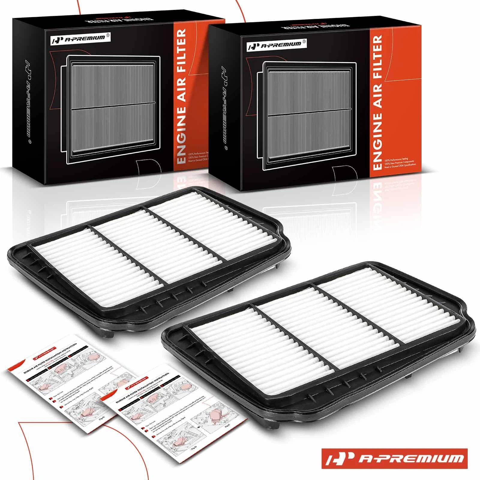 2X Engine Air Filter for Suzuki Forenza (2004–2008) Reno (2005–2008)
