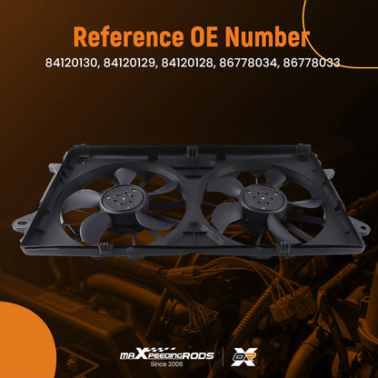 Dual Cooling Fan for Chevrolet Silverado for GMC Sierra 1500 (2019–2020)