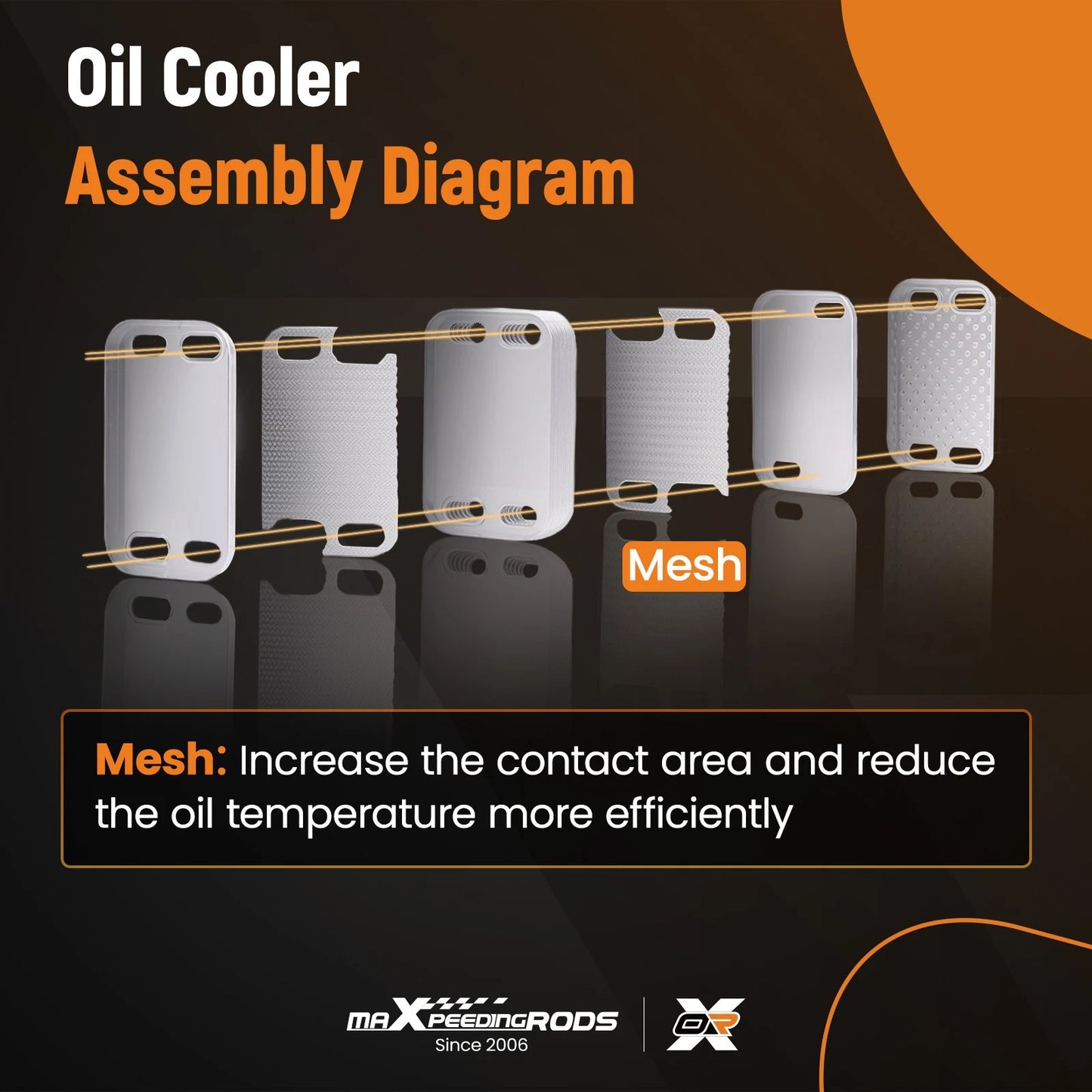 Engine Oil Cooler for Nissan Sentra 2.5L (2007–2012)