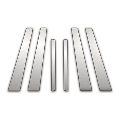Chrome Pillar Post Covers 6Pc for BMW 5 Series (2011–2016)