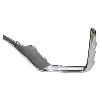 Replacement Gray Chrome/Gloss Front Driver Side Lower Bumper Cover Molding