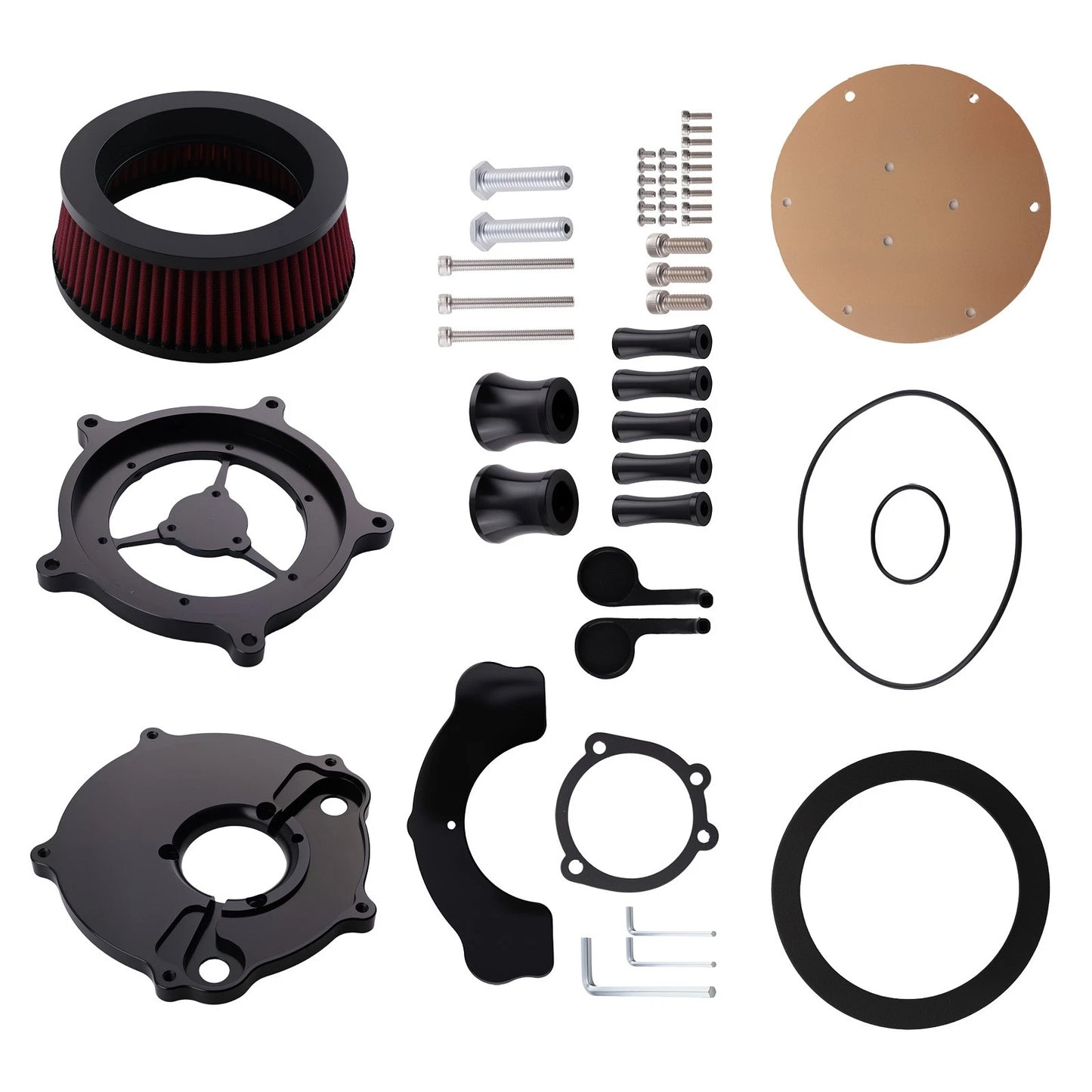 High Flow Air Cleaner Assembly for Harley XL Sportster 1200/883 (2004–2023)