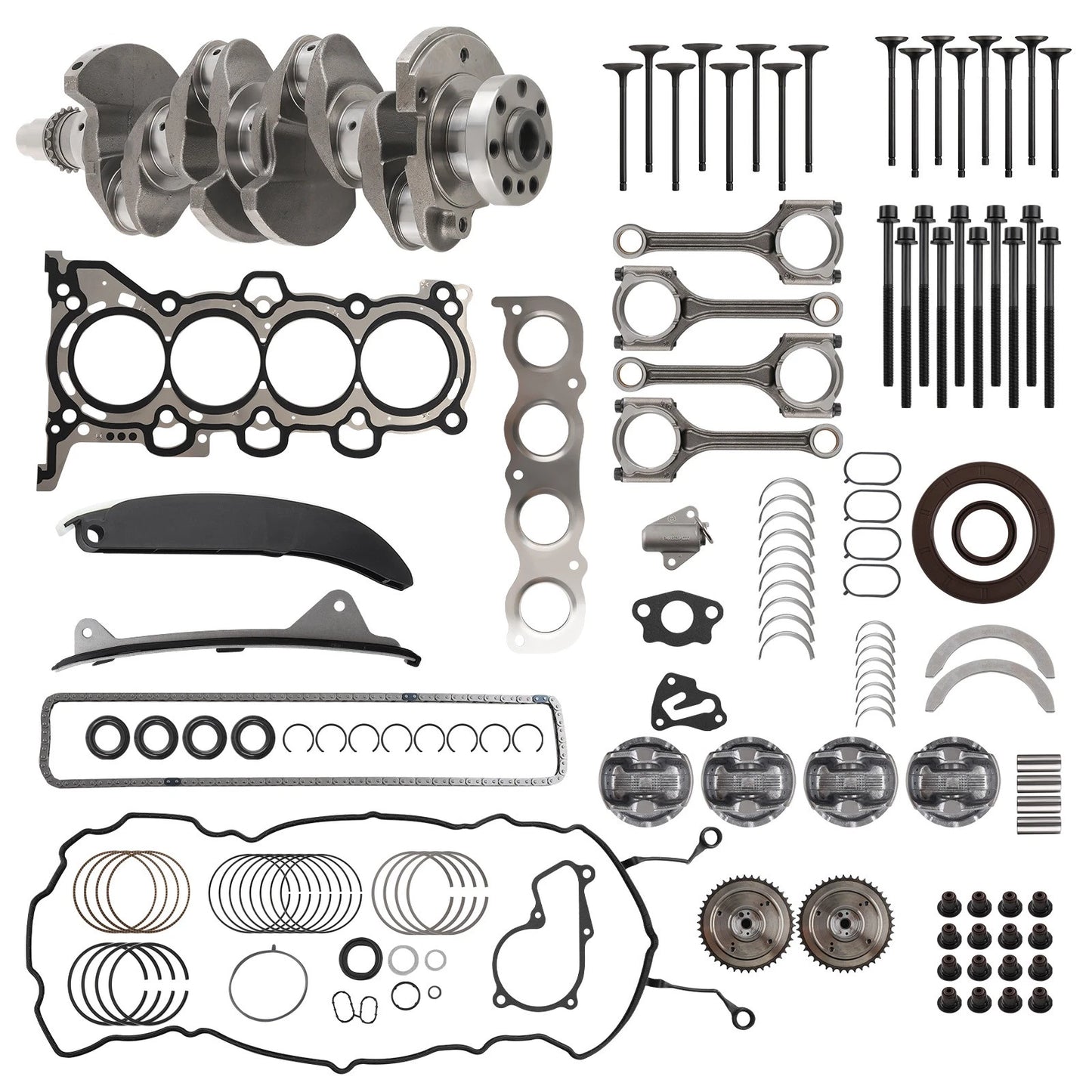 Engine Rebuild Overhaul Kit for Hyundai Tucson Kia Soul (2014–2019)