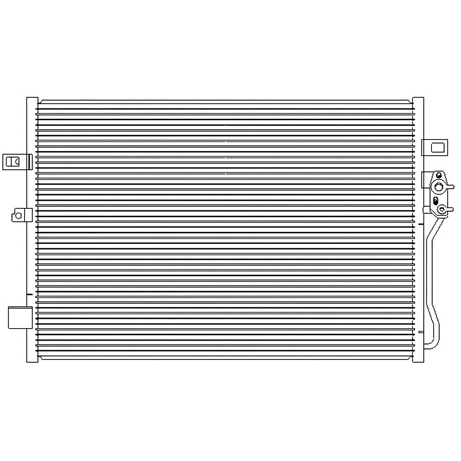 Replacement A/C Condenser External Transmission Oil Cooler is Not Included