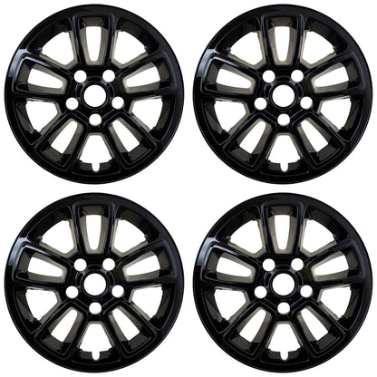17" Gloss Black Wheel Skins for 2018-2019 Grand Cherokee Laredo