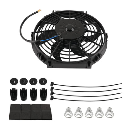 10" Electric Push-Pull Cooling Fan for Universal 12V (800–CFM, 80W) (2010–2025)