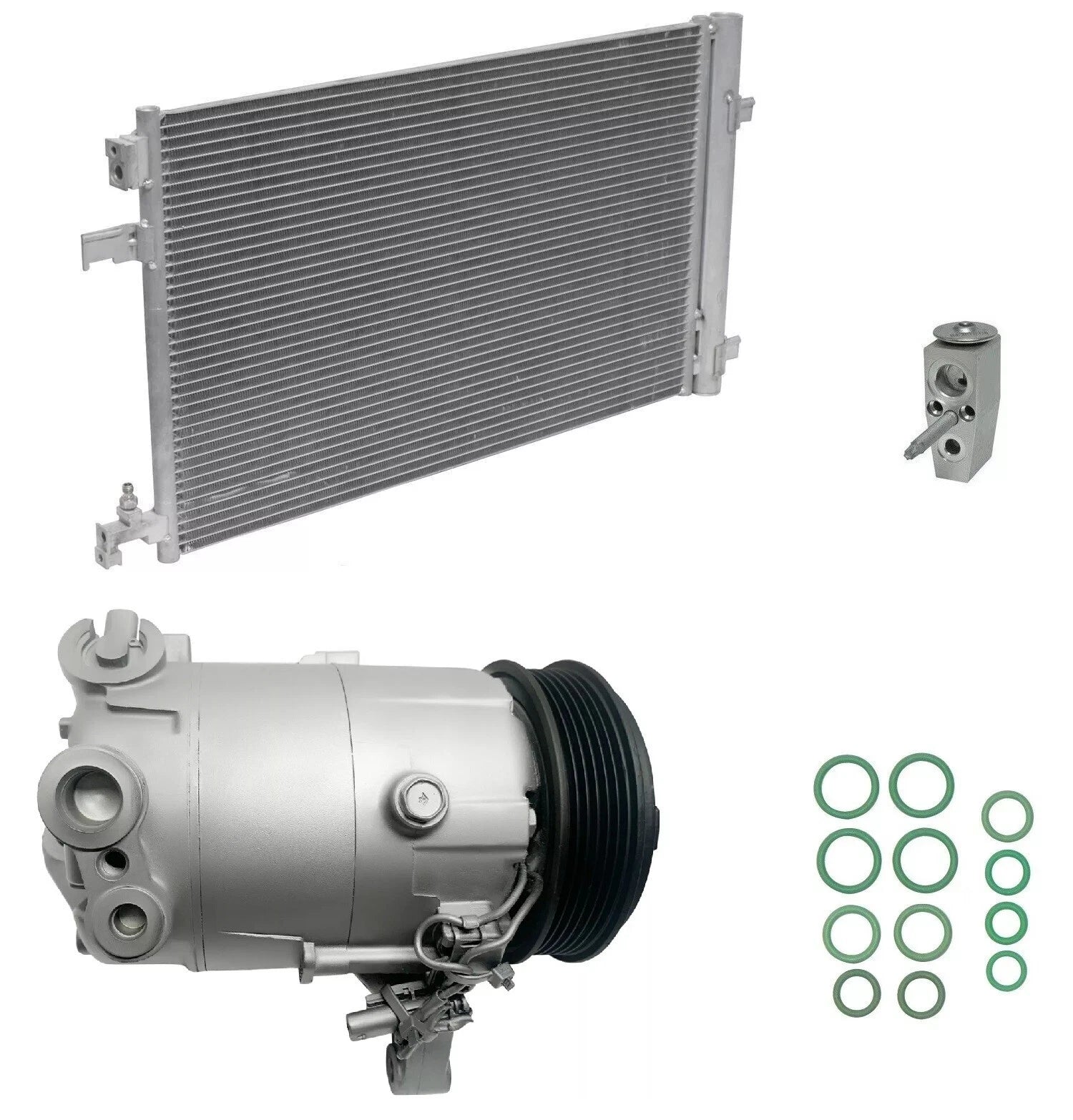 A C Compressor Kit With Condenser for Cadillac XTS 3.6L (2018–2019)