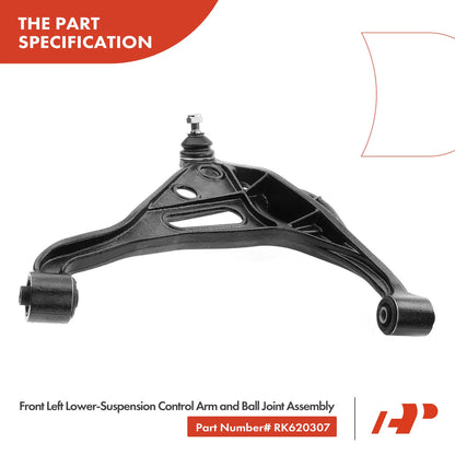 2X Front Lower Control Arm & Ball Joint for Chevy Tracker (1999–2004)
