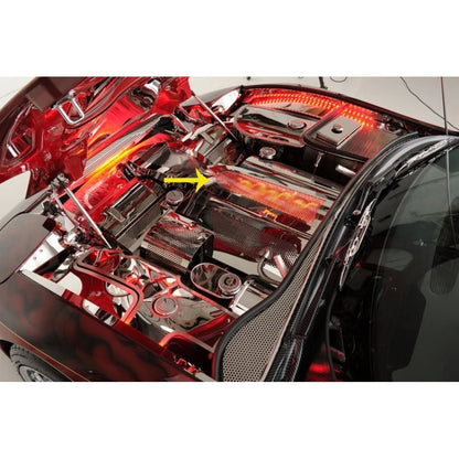 Low Profile Plenum Cover with Yellow LED for Corvette (1997–2004)