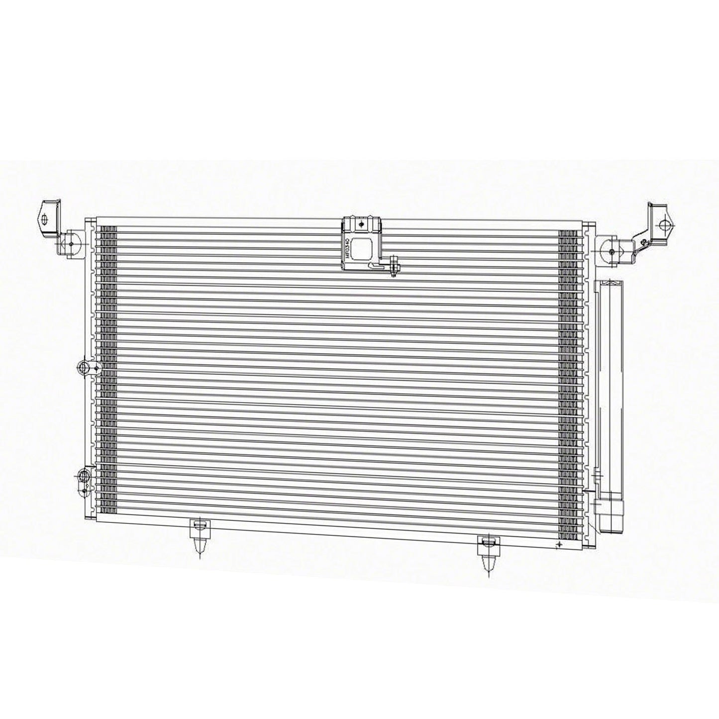 A/C Condenser Replacement w/Receiver Drier for Lexus RX300 (1999–2003)