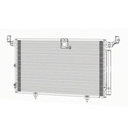 A/C Condenser Replacement w/Receiver Drier for Lexus RX300 (1999–2003)
