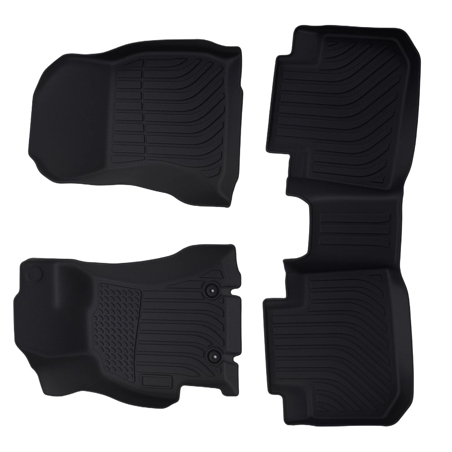 All Weather TPE Carpet Floor Mats for Subaru Forester (2014–2018) Black