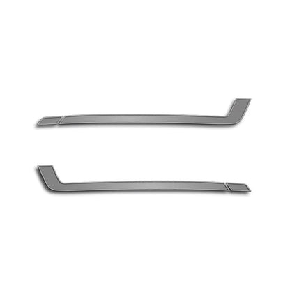 Brushed Stainless Steel Side Console Trim Plate for Dodge Challenger SRT8 (2008–2014)